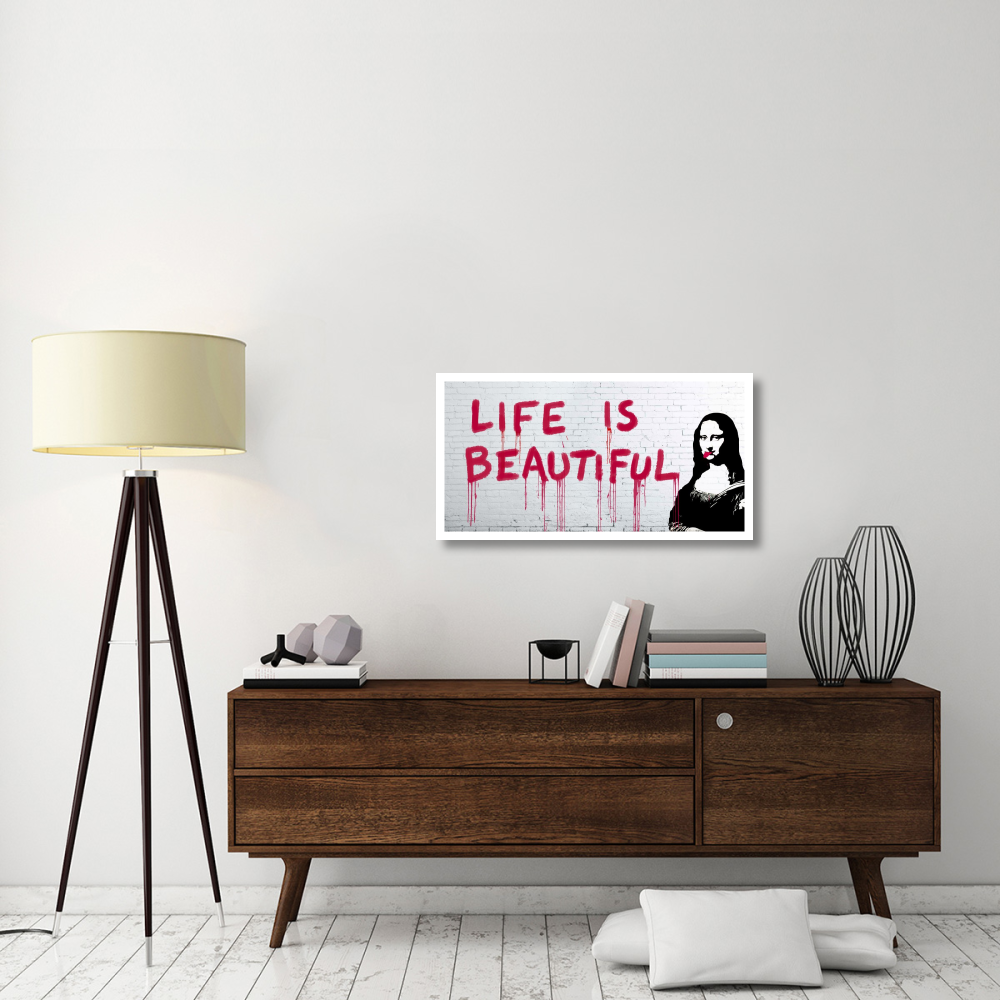 Life is beautiful-Paper Art-38&quotx20"