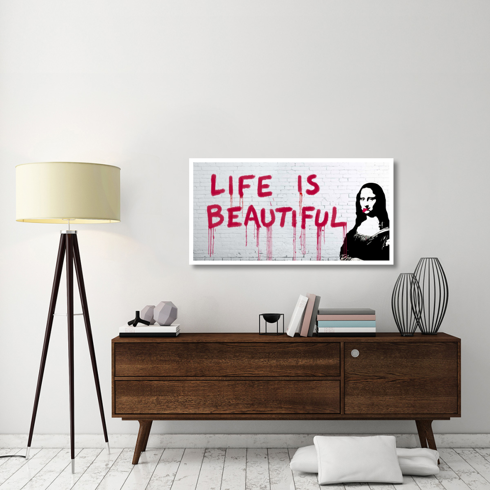 Life is beautiful-Paper Art-50&quotx26"