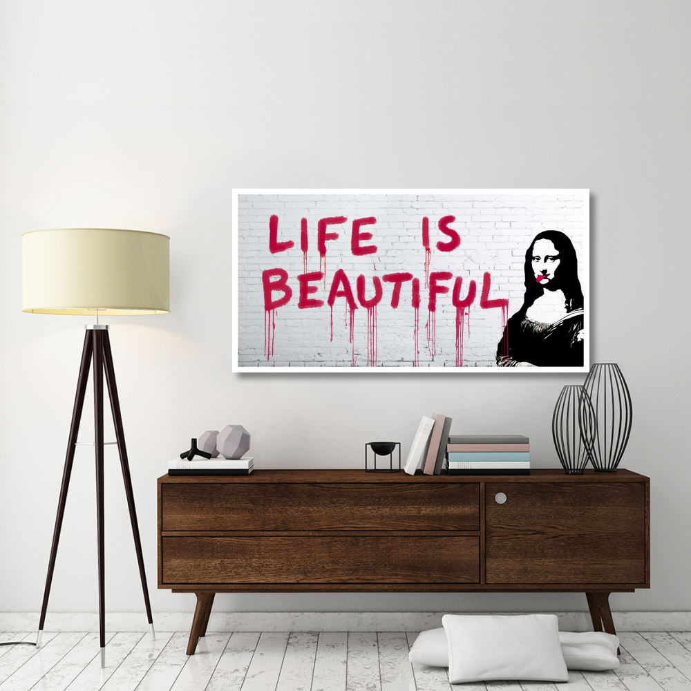Life is beautiful-Paper Art-62&quotx32"