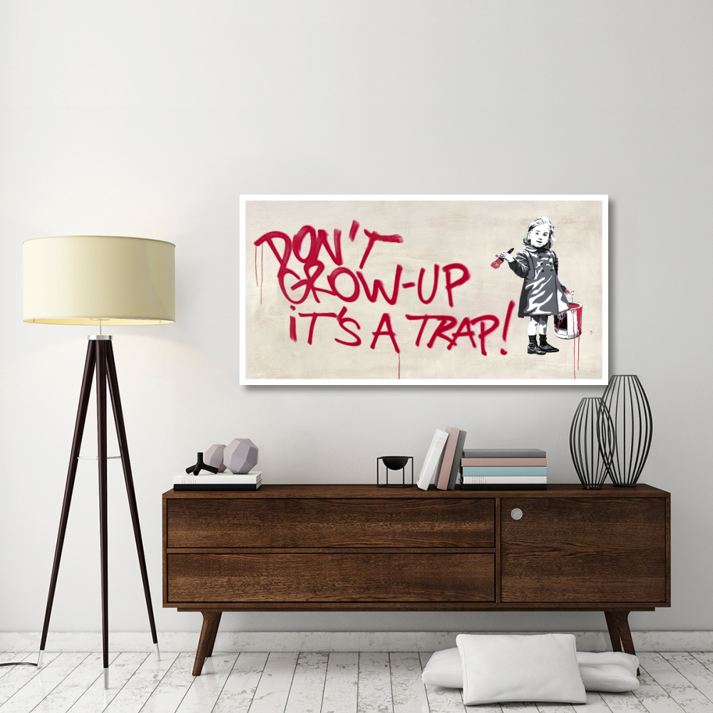 Don't grow up-Paper Art-62&quotx32"