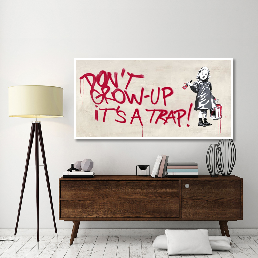 Don't grow up-Paper Art-74&quotx38"