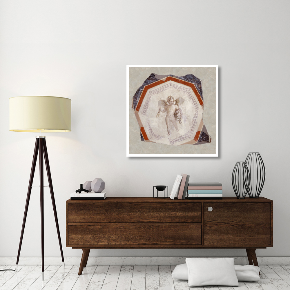 Fresco Depicting Cupid holding Two Sticks and a Pail-Paper Art-38&quotx38"
