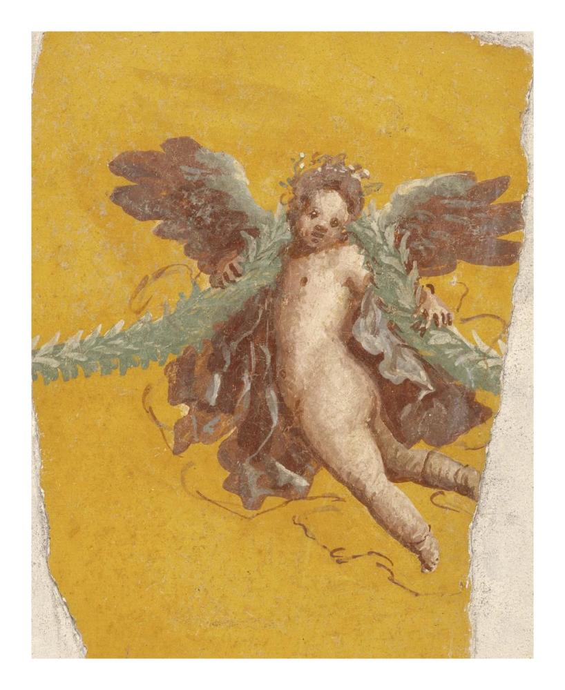 Fresco Fragment-Paper Art-18"x22"