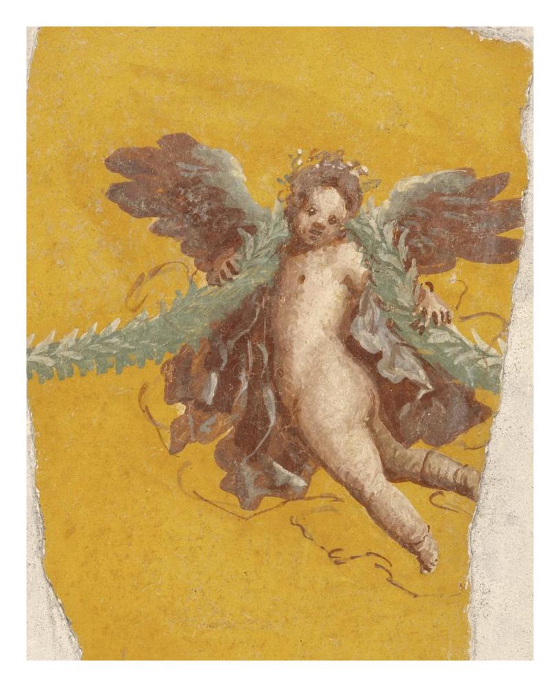 Fresco Fragment-Paper Art-22"x26"