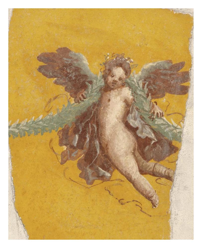 Fresco Fragment-Paper Art-24"x30"