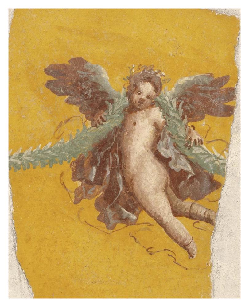 Fresco Fragment-Paper Art-30"x37"