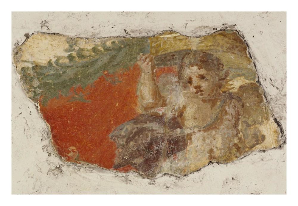 Fresco Fragment-Paper Art-26"x18"