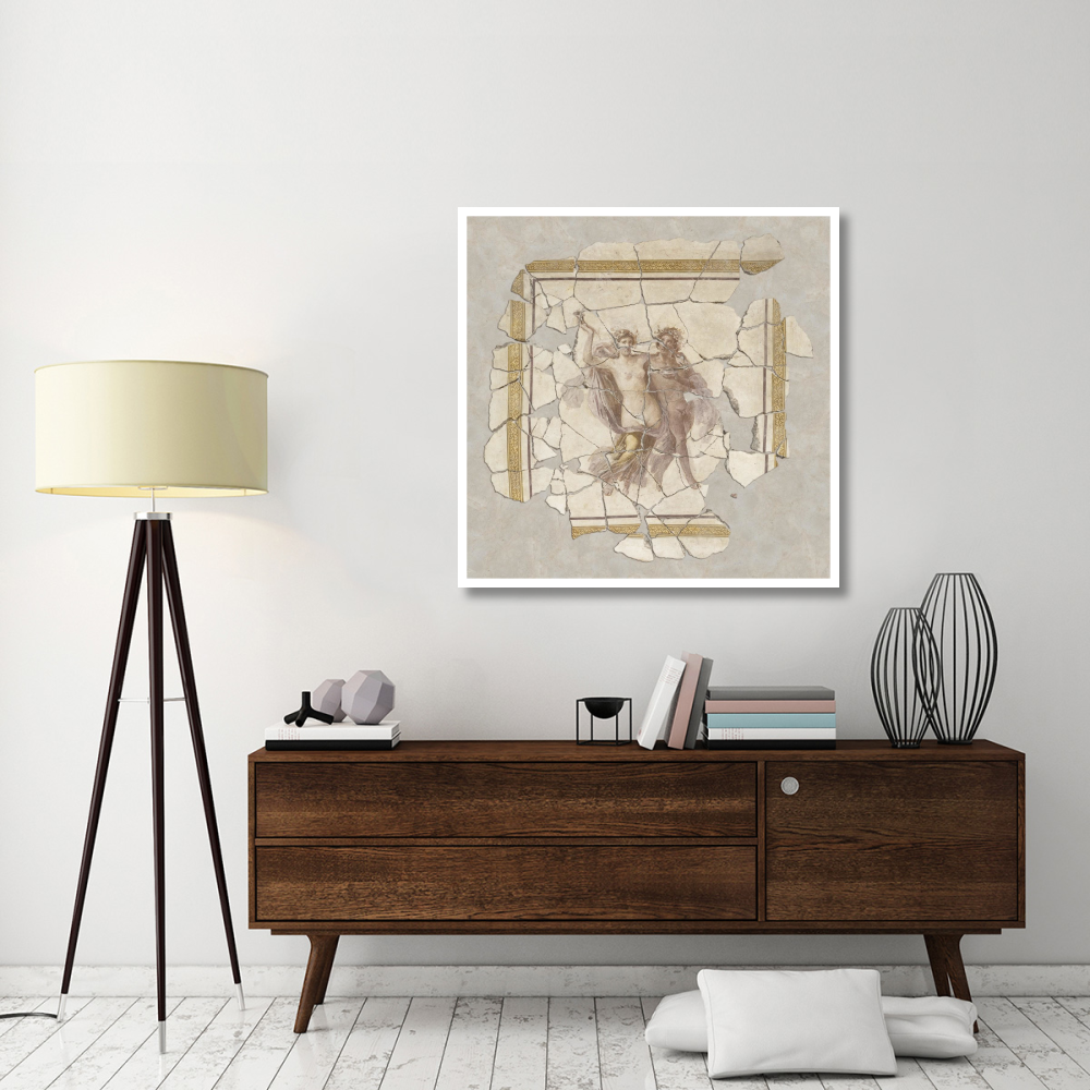 Fresco Fragment-Paper Art-42&quotx42"