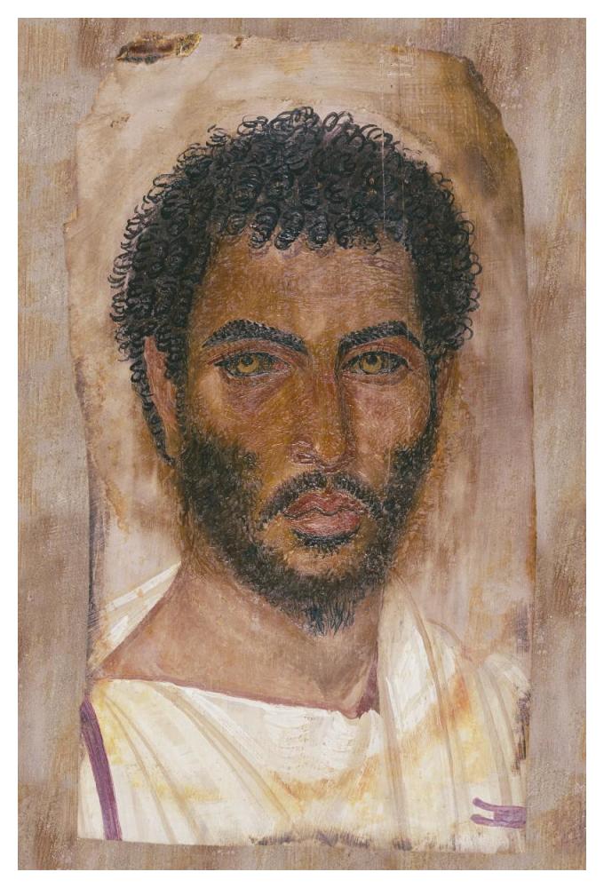 Mummy Portrait of a Bearded Man-Paper Art-34"x50"