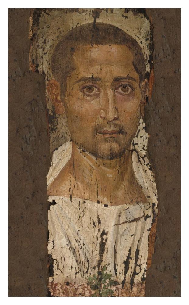 Mummy Portrait of a Bearded Man-Paper Art-24"x38"