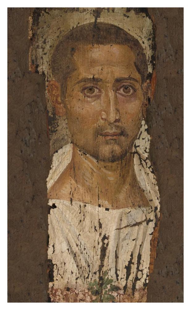 Mummy Portrait of a Bearded Man-Paper Art-26"x42"