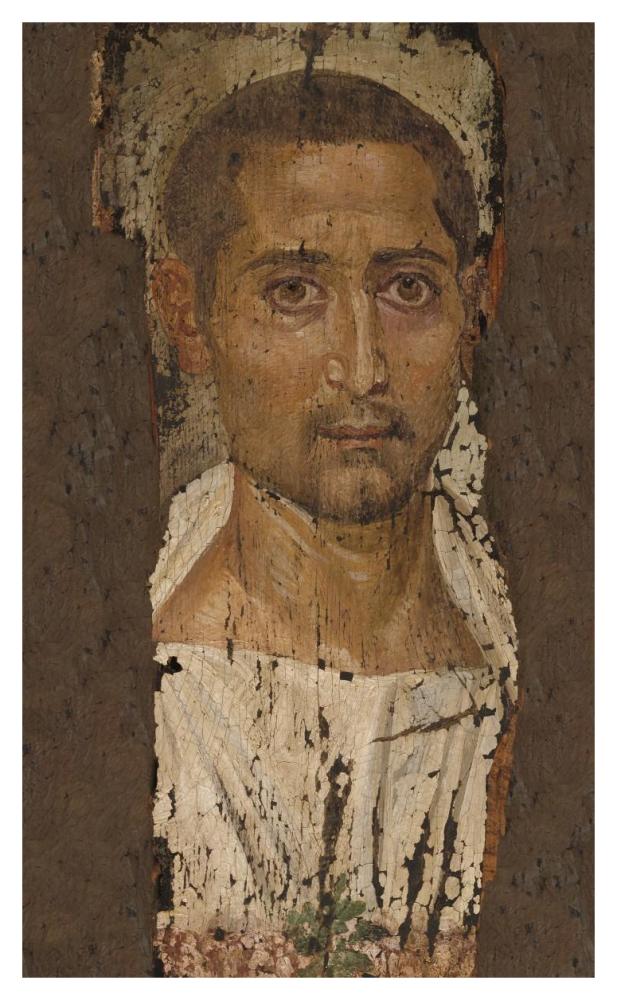 Mummy Portrait of a Bearded Man-Paper Art-28"x46"