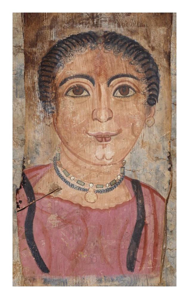 Mummy Portrait of a Woman-Paper Art-15"x24"