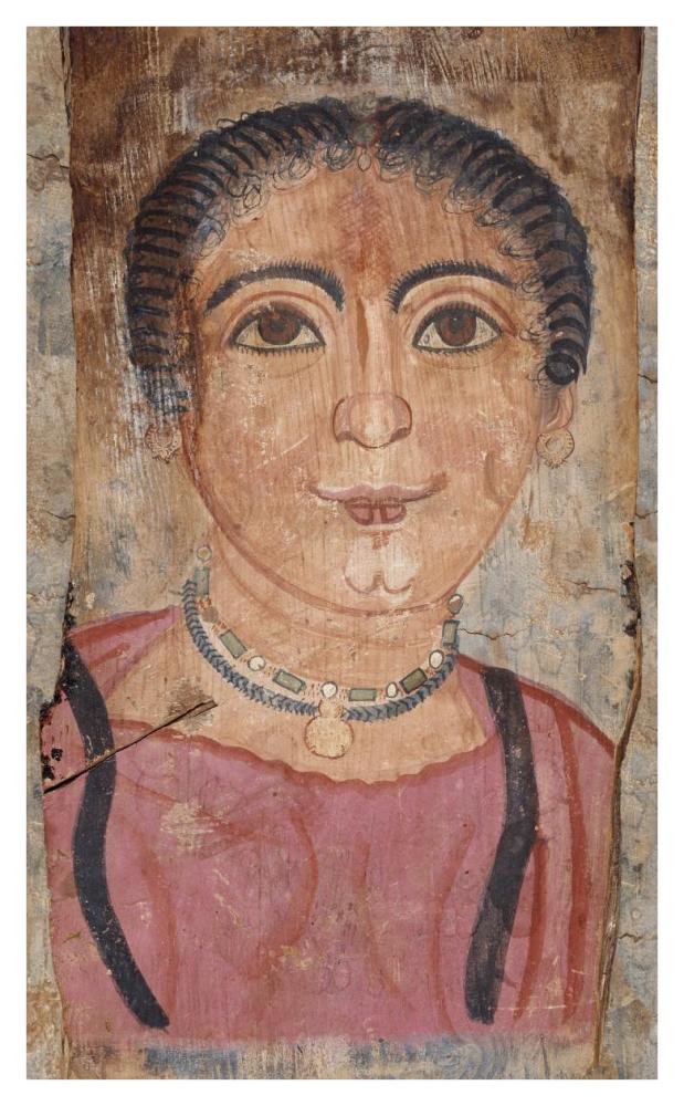 Mummy Portrait of a Woman-Paper Art-26"x42"