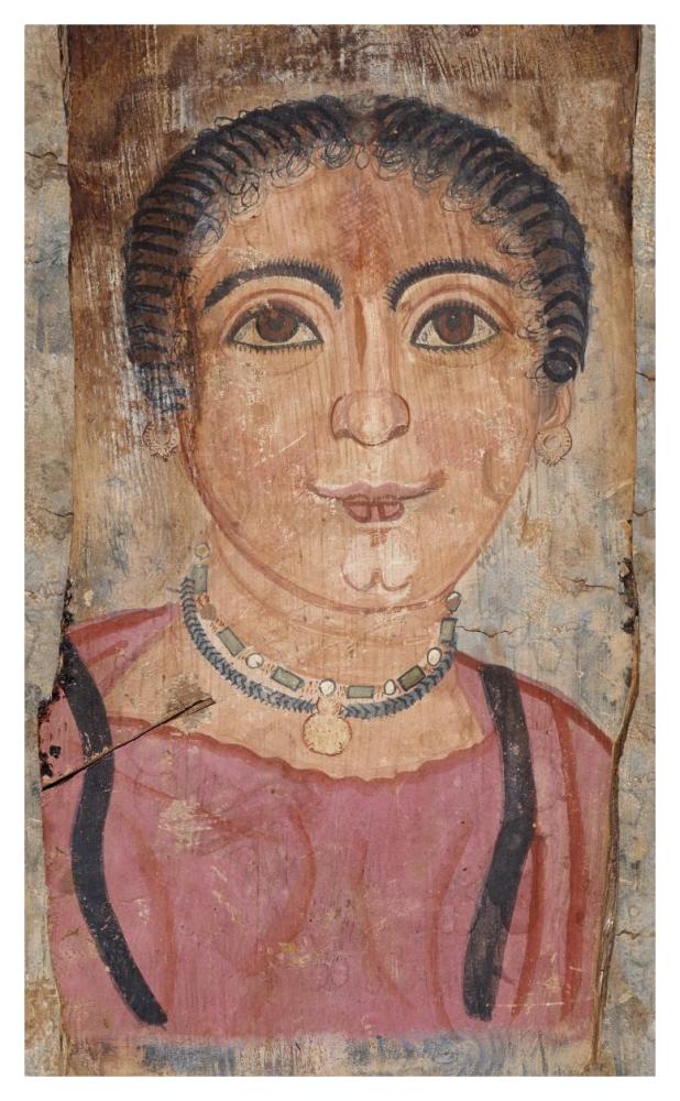 Mummy Portrait of a Woman-Paper Art-28"x46"