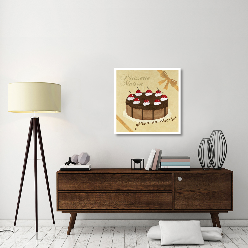 Gateau au chocolat-Paper Art-32&quotx32"