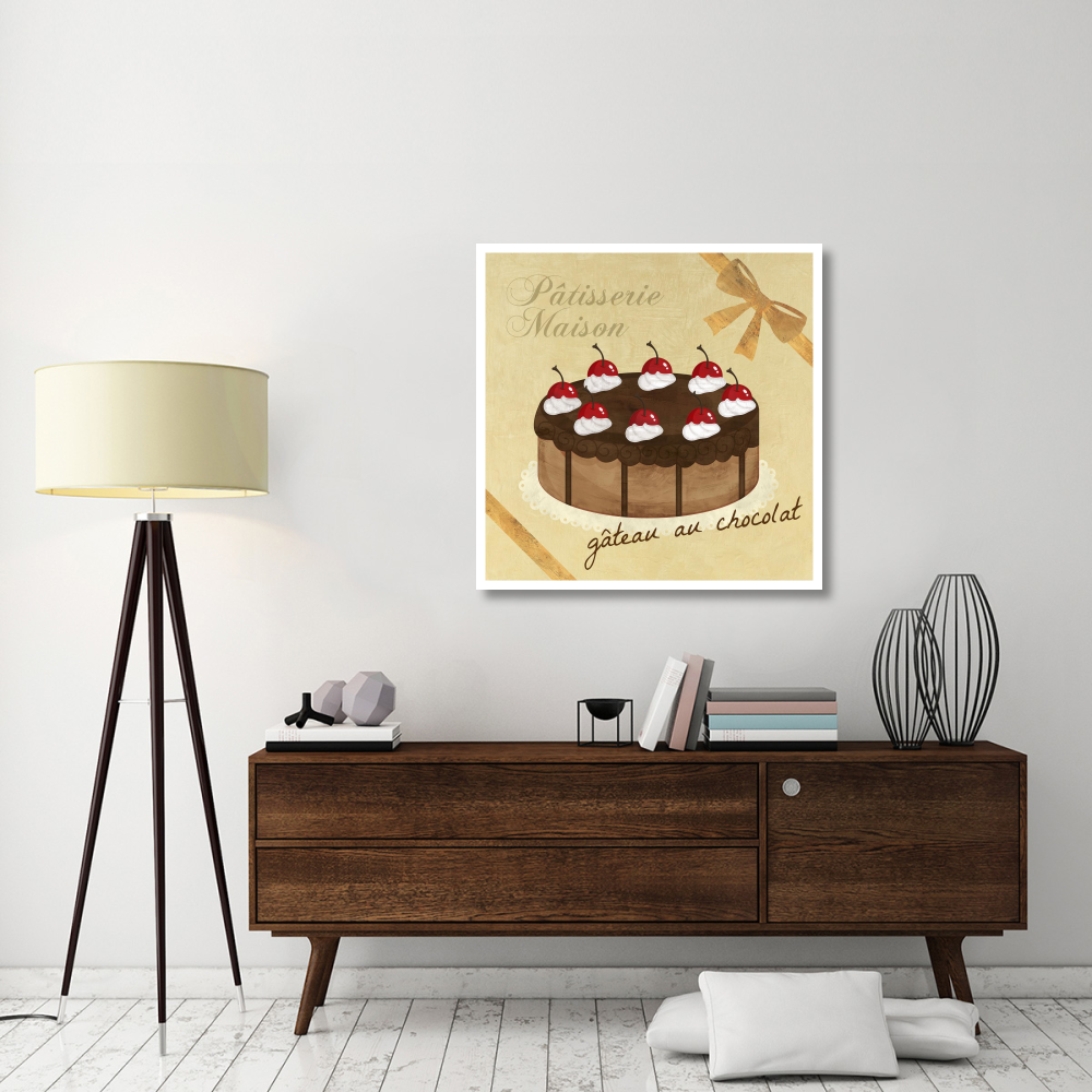 Gateau au chocolat-Paper Art-38&quotx38"