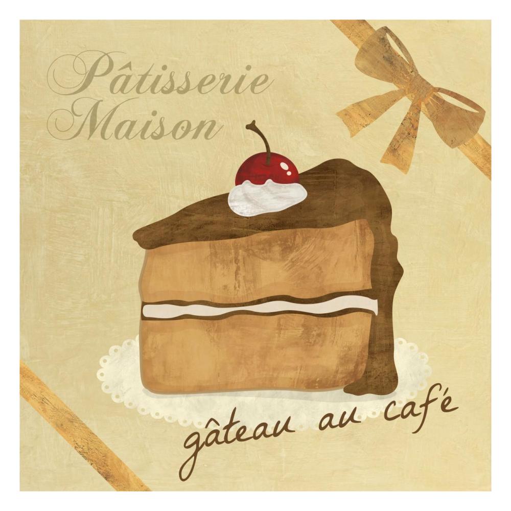 Gateau au cafe-Paper Art-26"x26"