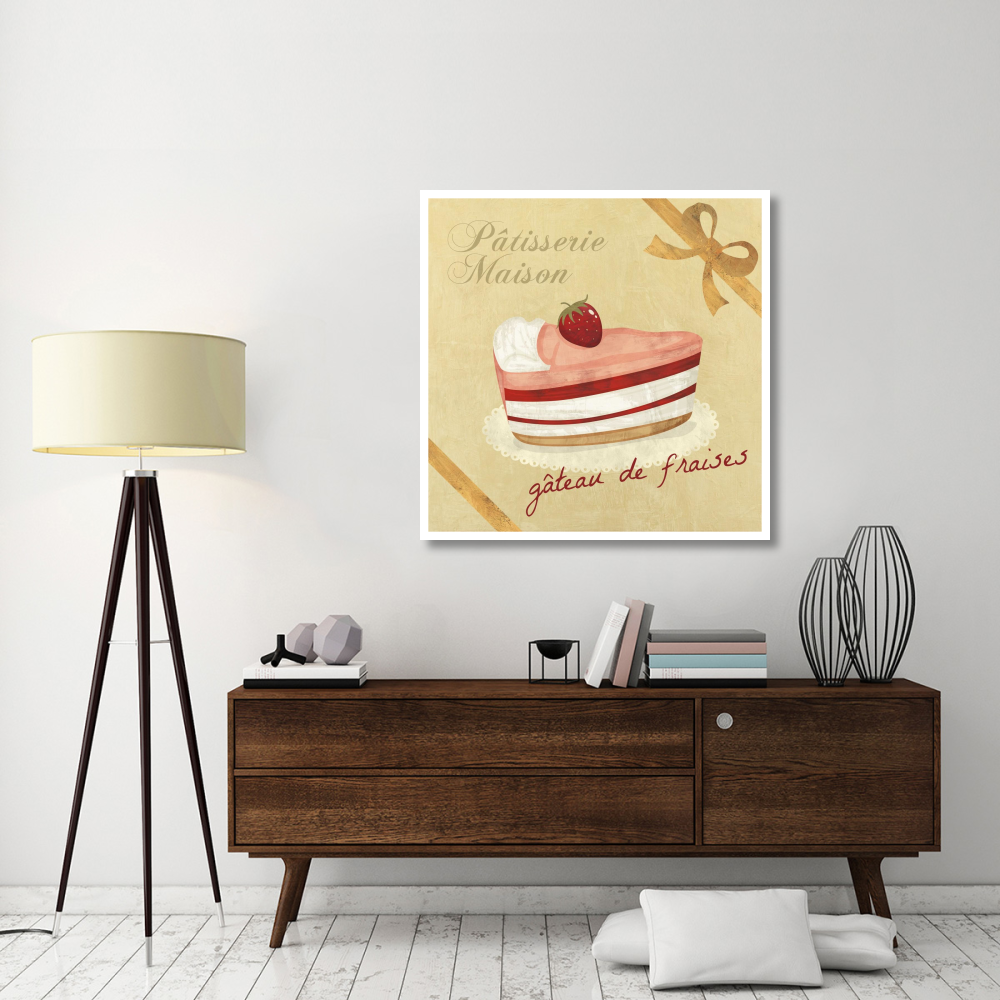 Gateau de fraises-Paper Art-42&quotx42"