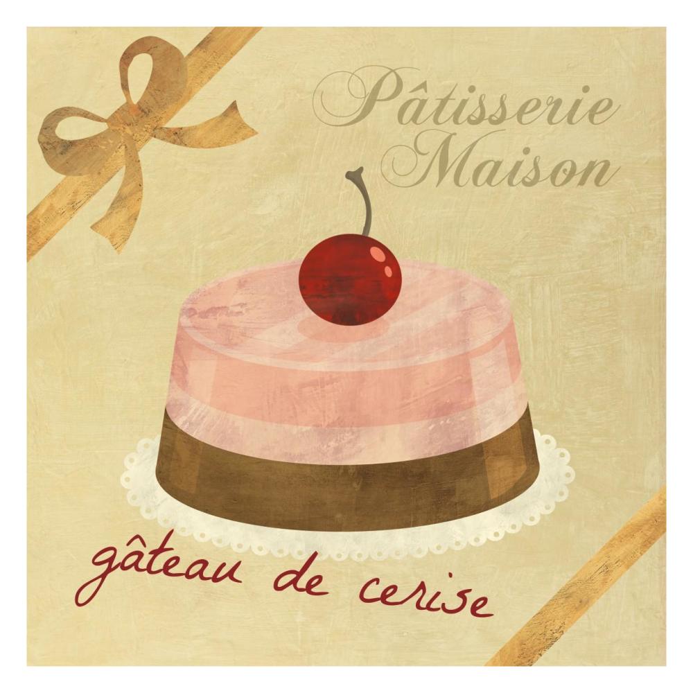 Gateau de cerise-Paper Art-26"x26"