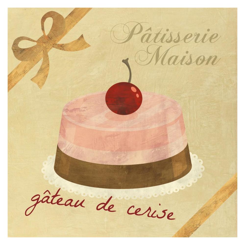 Gateau de cerise-Paper Art-32"x32"