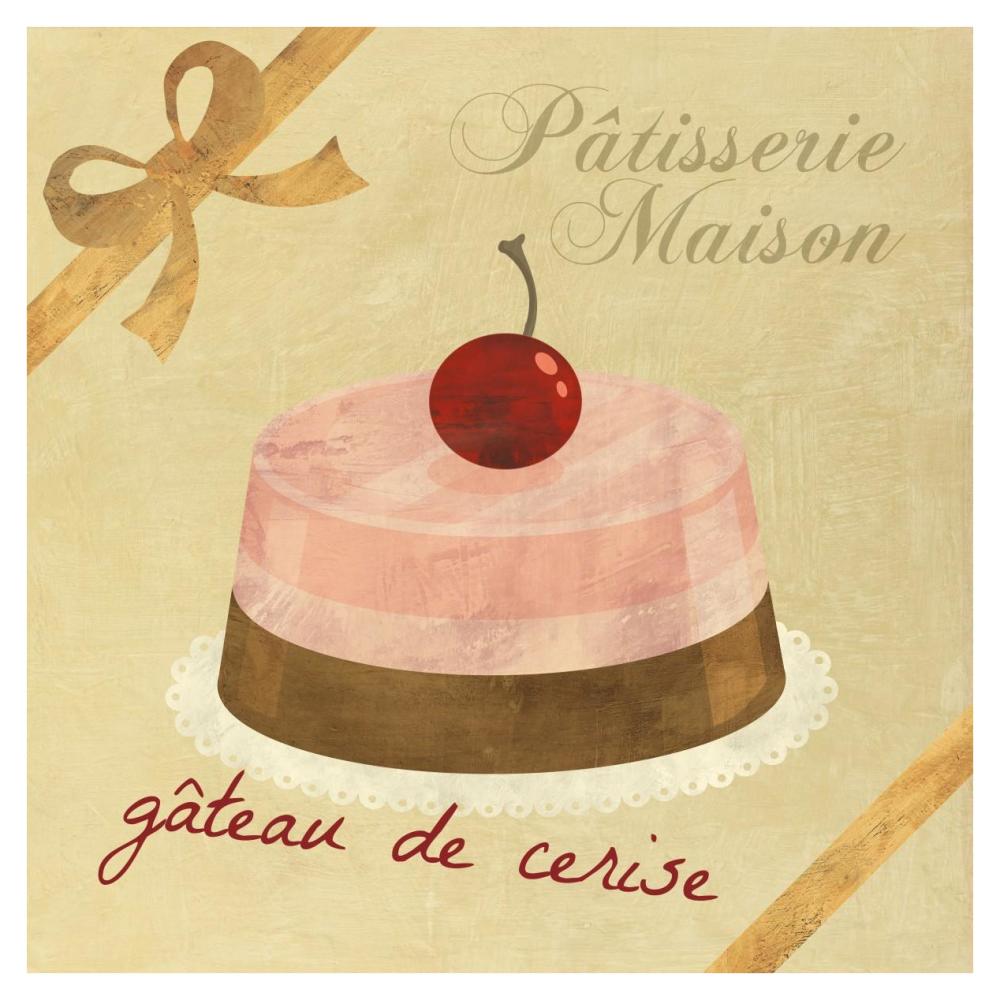 Gateau de cerise-Paper Art-38"x38"