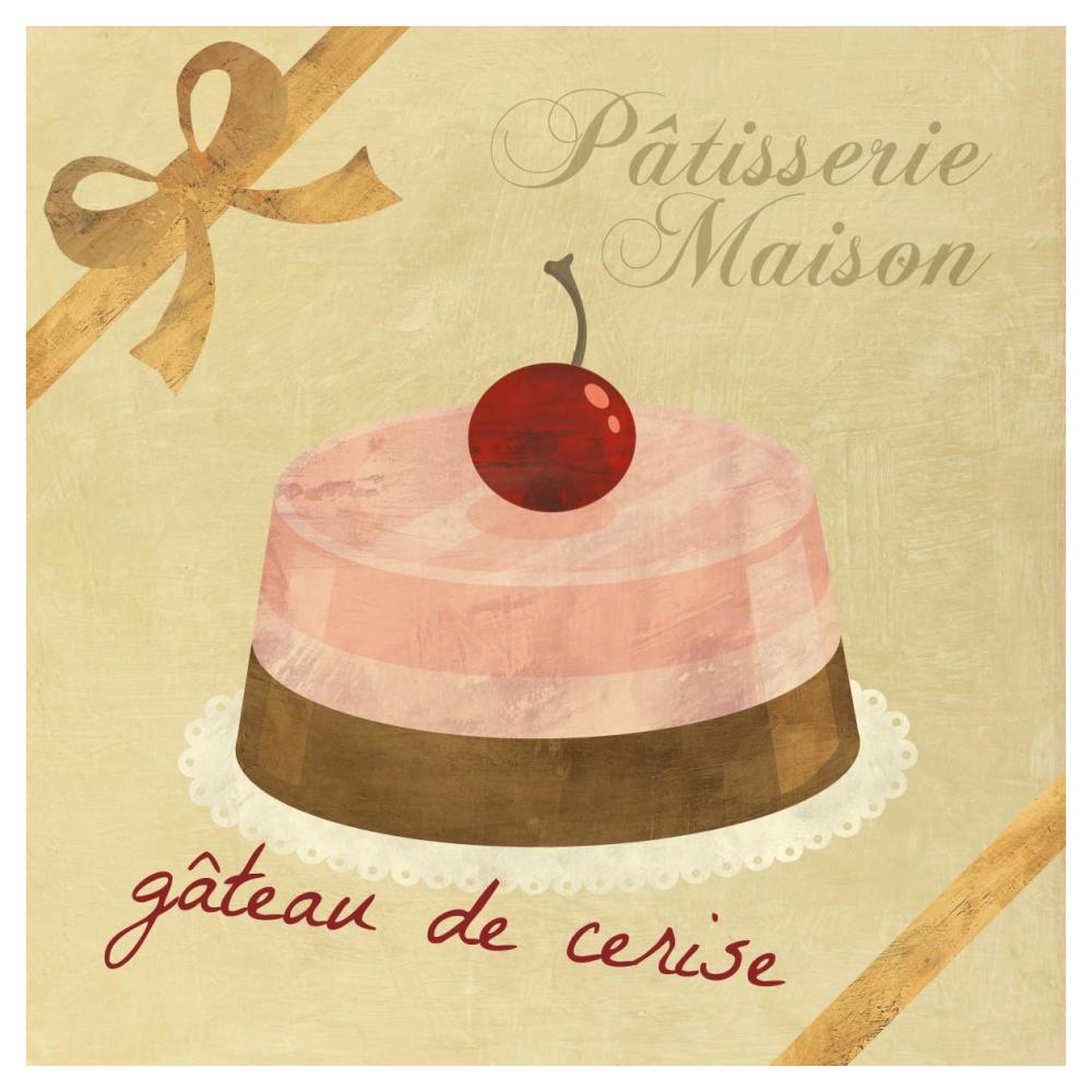 Gateau de cerise-Paper Art-42"x42"