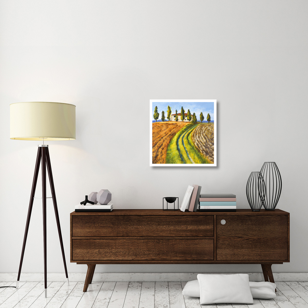 Casa di campagna-Paper Art-26&quotx26"