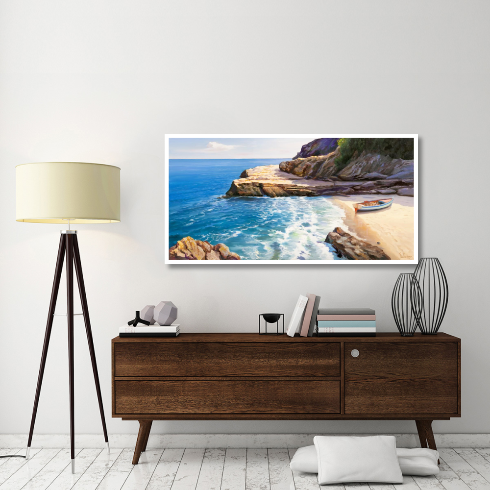 Pomeriggio mediterraneo-Paper Art-62&quotx32"