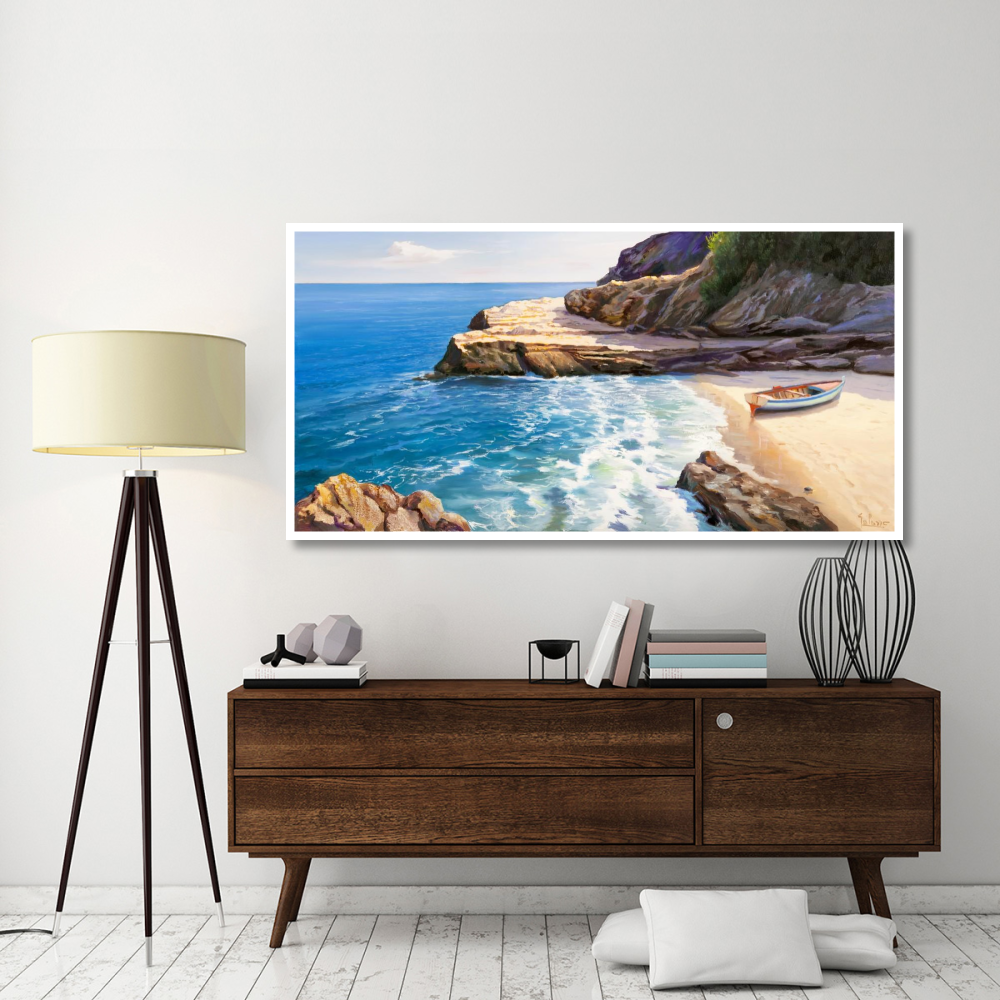 Pomeriggio mediterraneo-Paper Art-74&quotx38"
