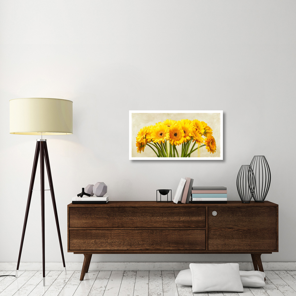 Gerbera Abstraction-Paper Art-38&quotx20"