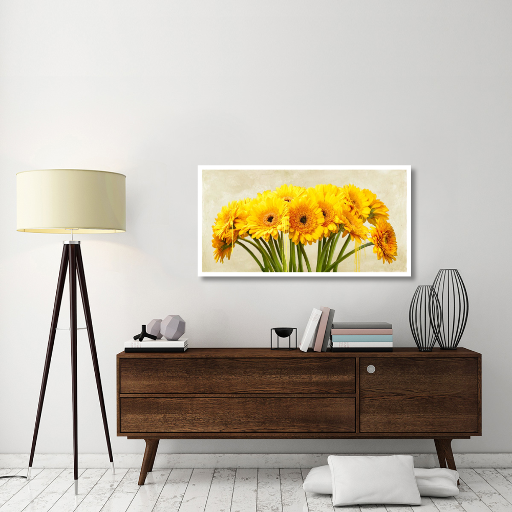 Gerbera Abstraction-Paper Art-50&quotx26"