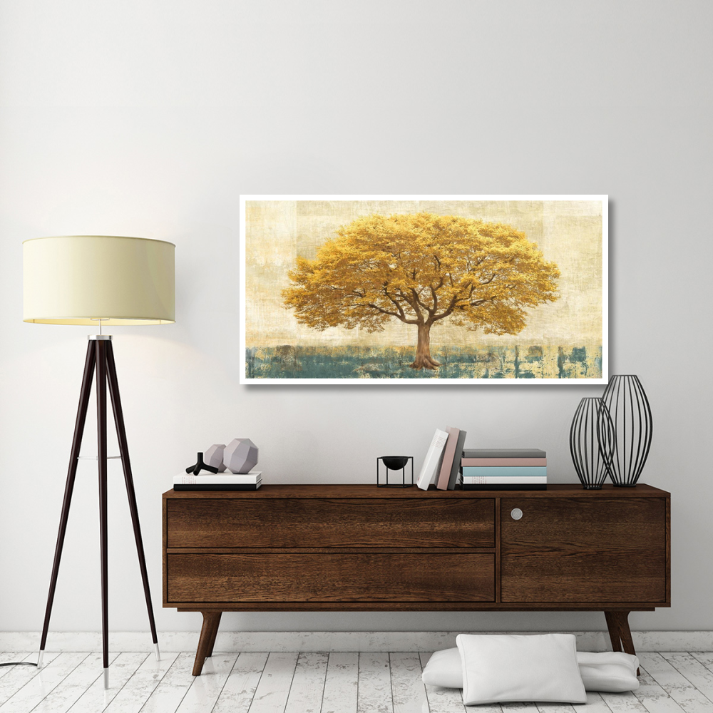 Gilded Oak-Paper Art-62&quotx32"