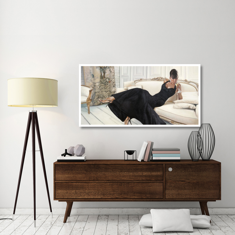 White Interior-Paper Art-62&quotx32"