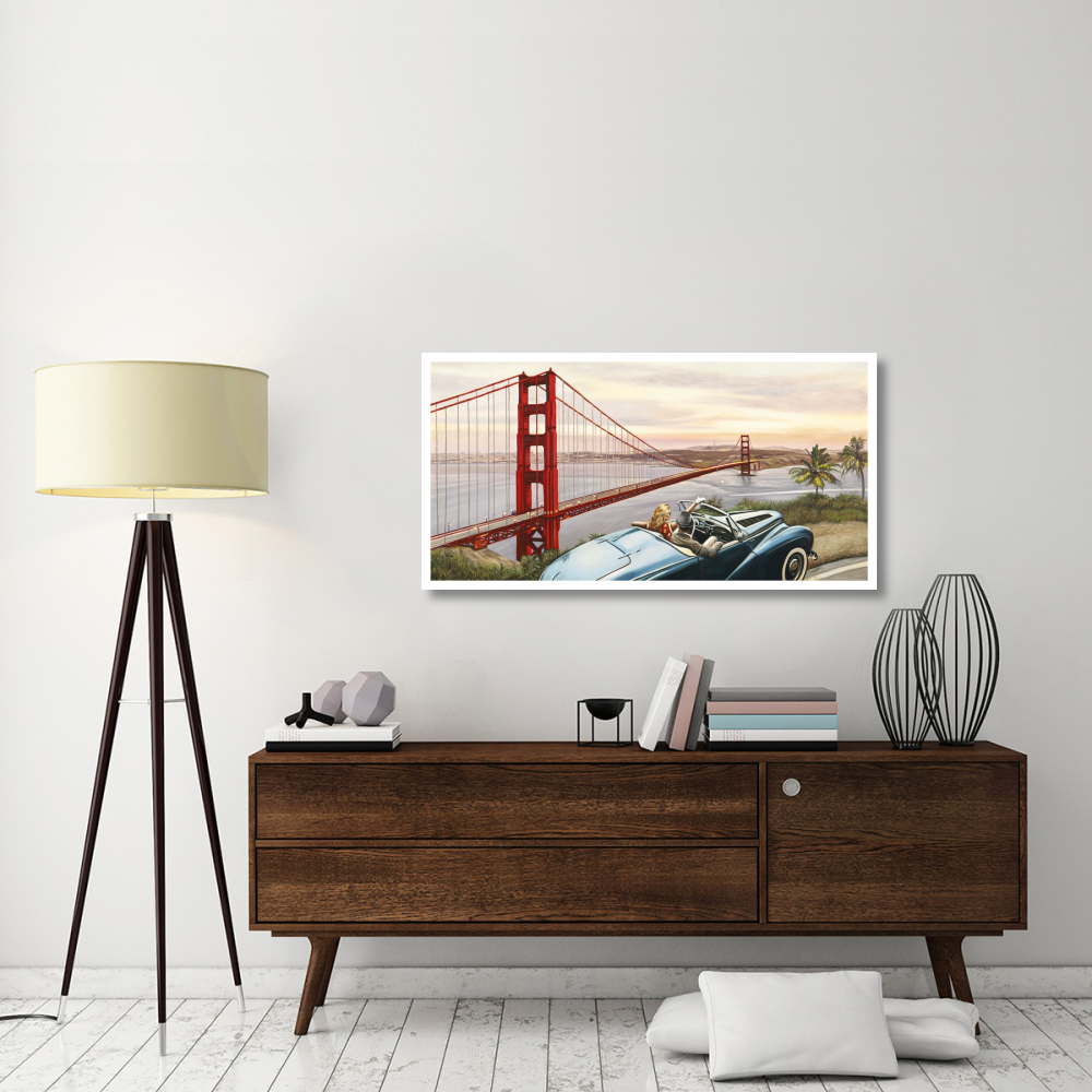 Golden Gate View-Paper Art-50&quotx26"