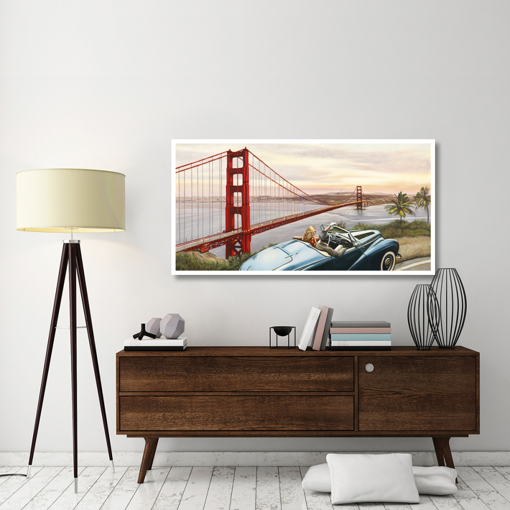 Golden Gate View-Paper Art-62&quotx32"