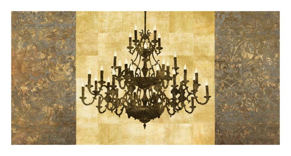 Chandelier Classique-Paper Art-26"x14"