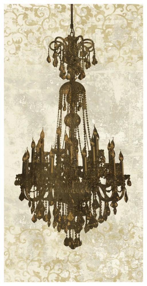 Panneau Chandelier II-Paper Art-38"x74"