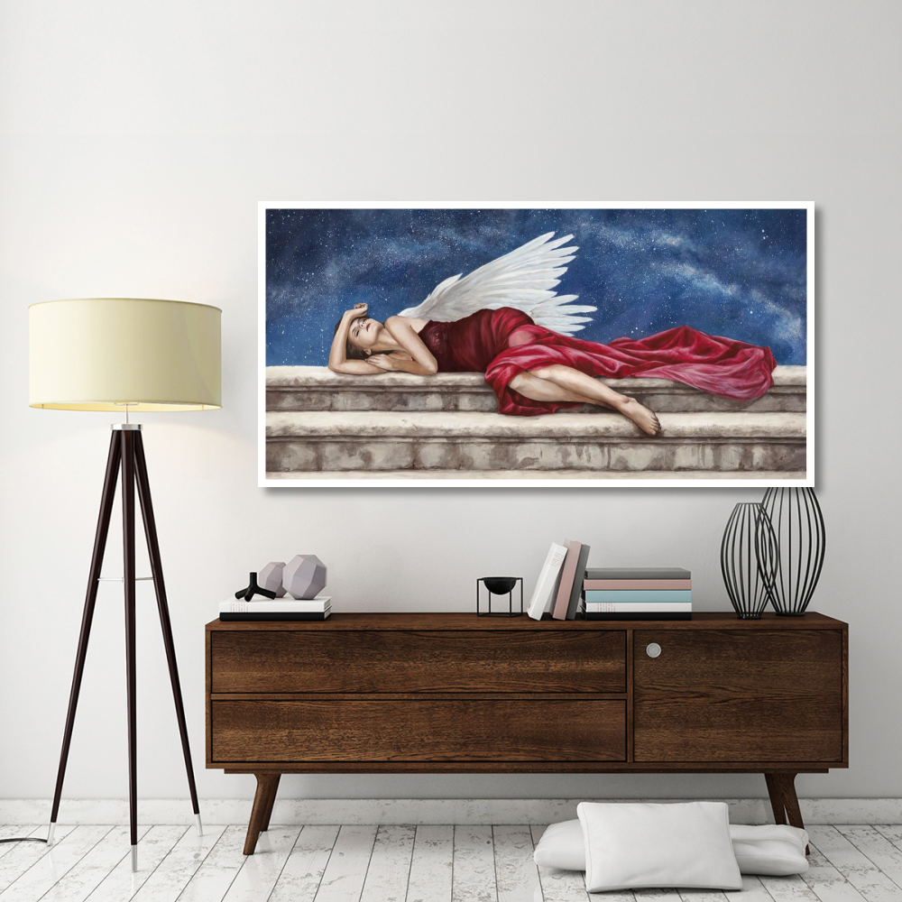 Under a Starry Night-Paper Art-74&quotx38"