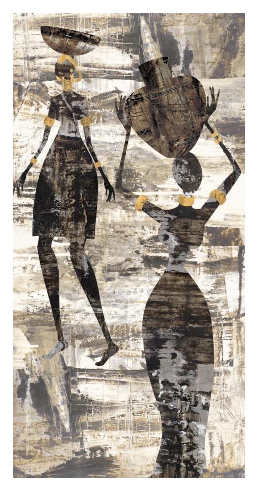Africa I-Paper Art-20"x38"