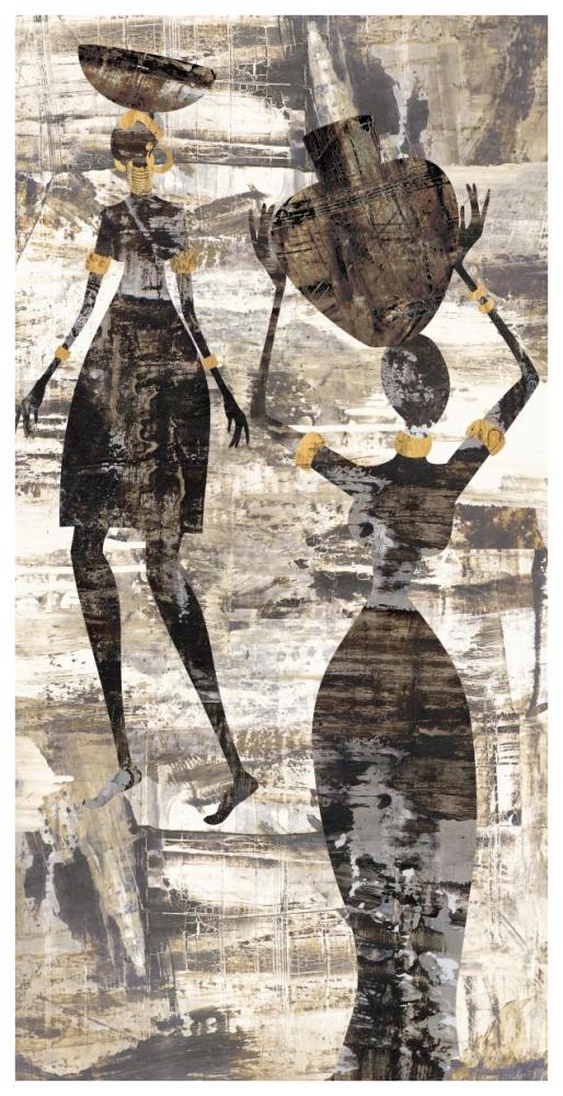 Africa I-Paper Art-38"x74"