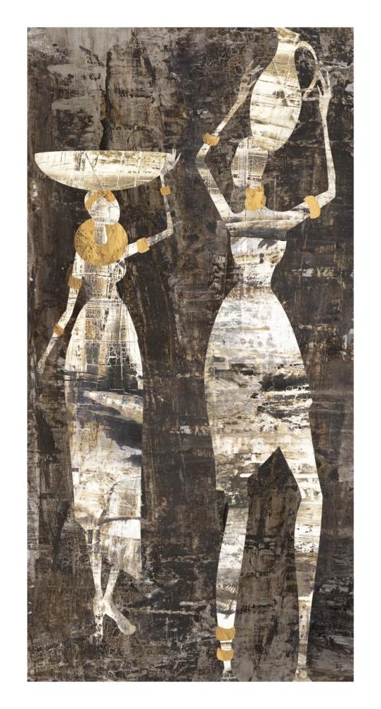 Africa II-Paper Art-14"x26"