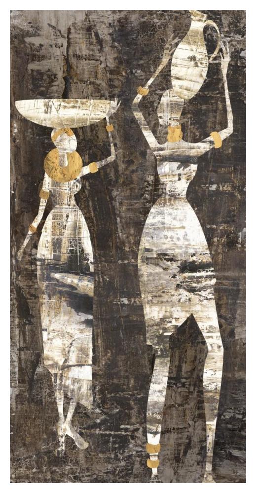 Africa II-Paper Art-26"x50"
