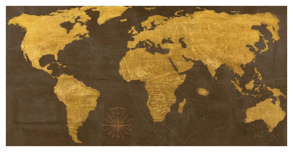 Geo II-Paper Art-50"x26"