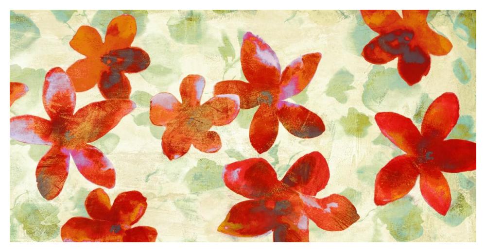 Happy Printemps-Paper Art-50"x26"