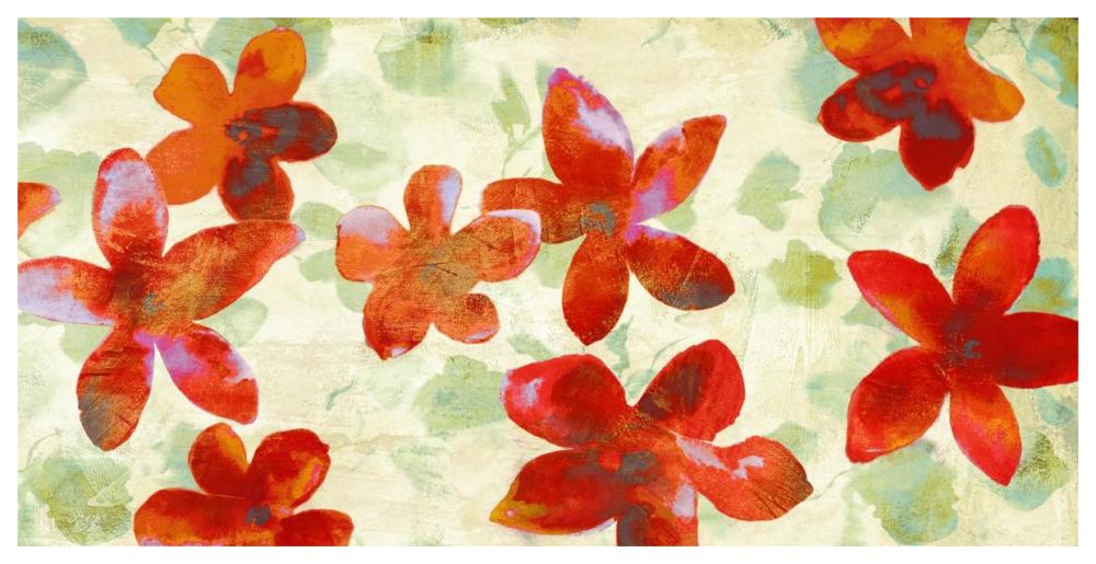 Happy Printemps-Paper Art-62"x32"
