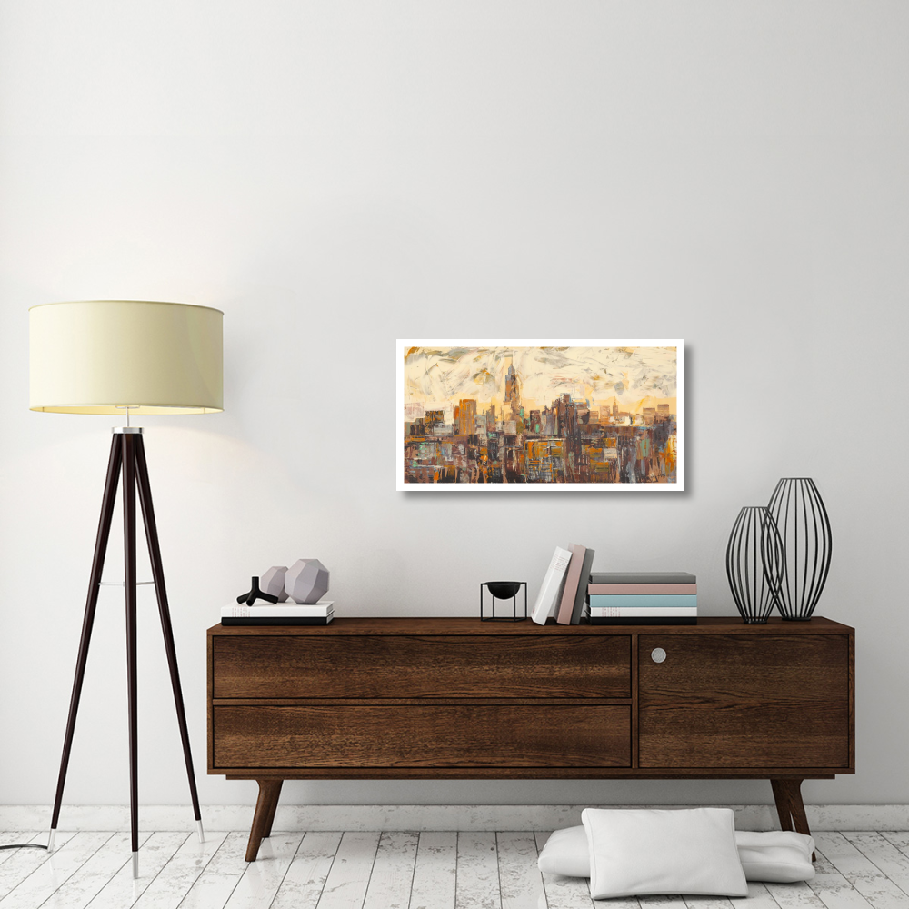 Mattino a New York-Paper Art-38&quotx20"