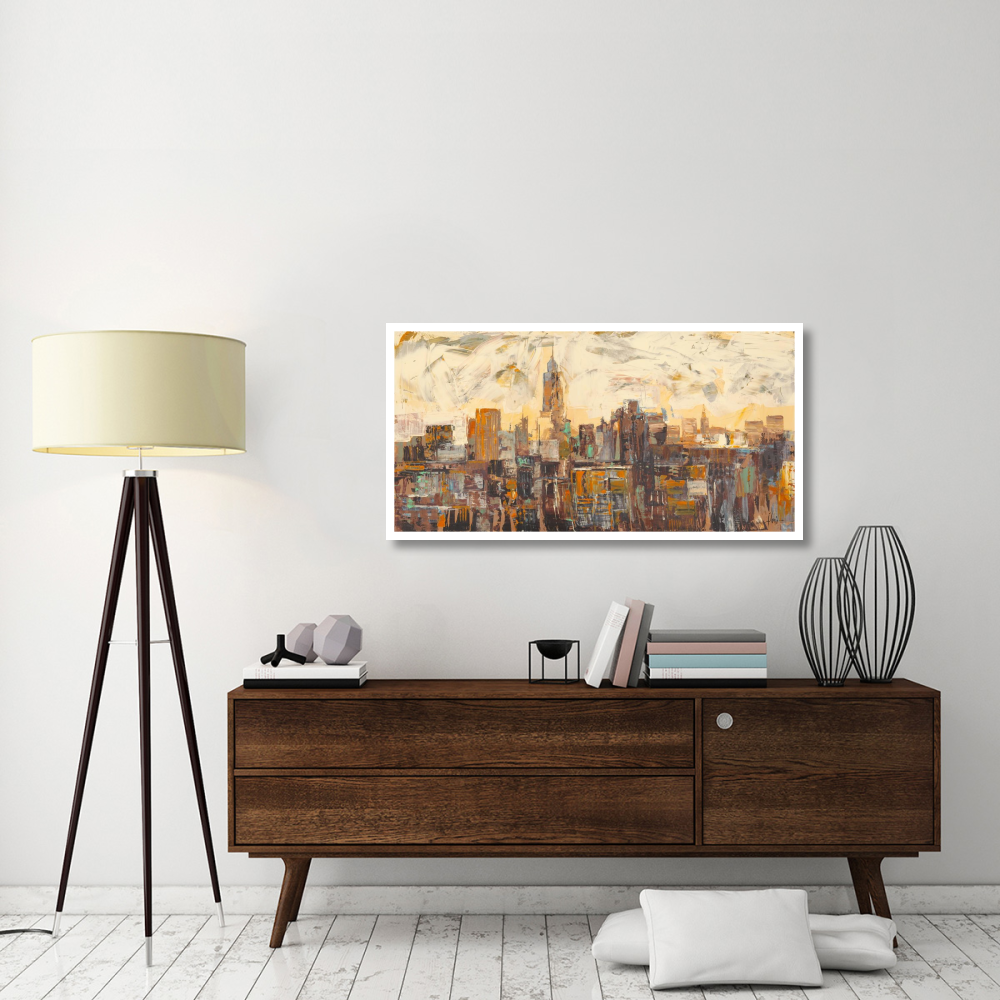Mattino a New York-Paper Art-50&quotx26"
