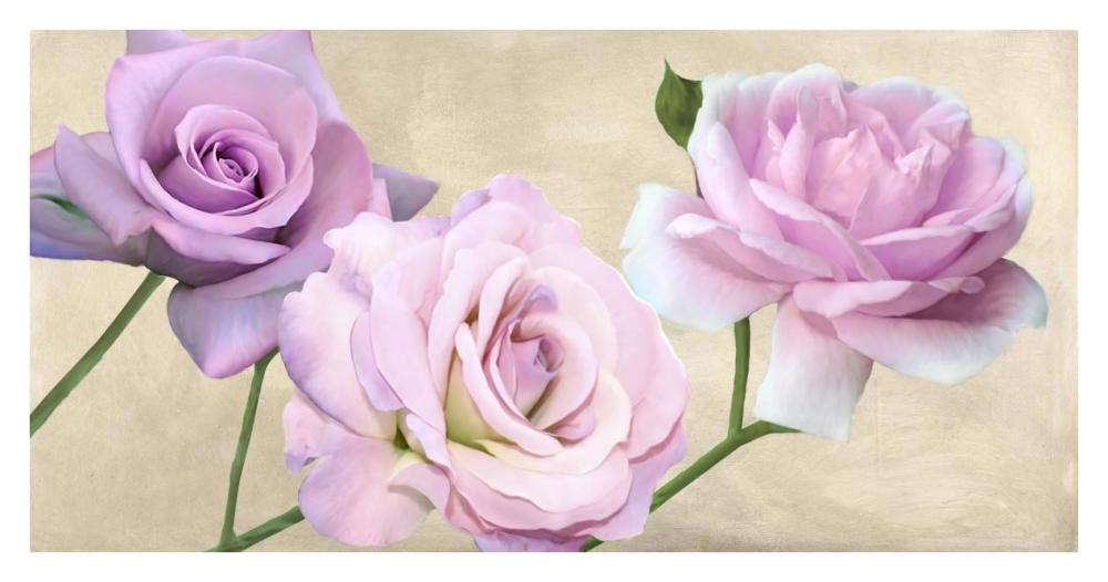 Rose classiche-Paper Art-38"x20"