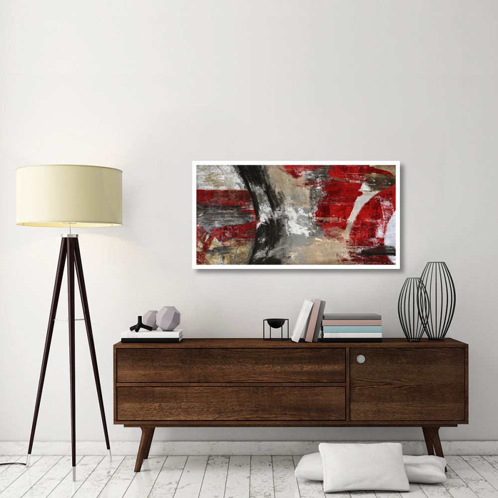 Red Tornado-Paper Art-50&quotx26"